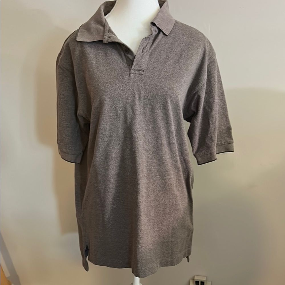 Men's Nike Golf 100% Cotton Brown Polo Shirt. Size Medium